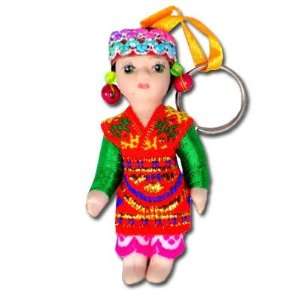   CHINADOLLKC4 China Doll Key Ring   Various costumes