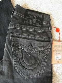 NWT True religion Billy leather logo jeans in Buckshot  