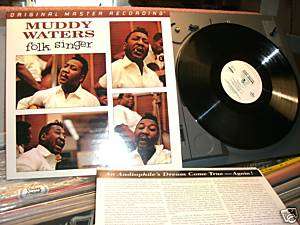 MUDDY WATERS BUDDY GUY FOLK SINGER MFSL MINT LP RECORD  