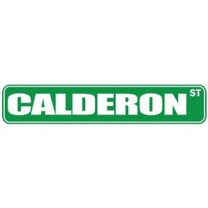   CALDERON ST  STREET SIGN