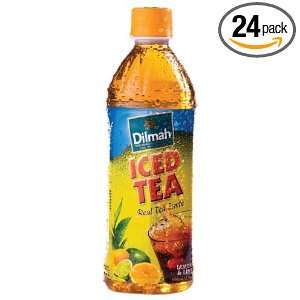 Dilmah Fresh Leaf Iced Tea, Lemon and Lime, 17.6 Ounce Bottles (Pack 