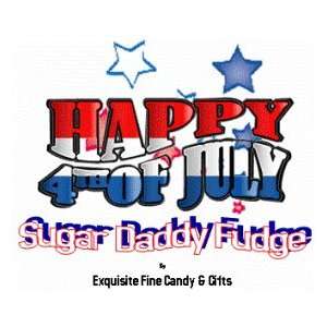 Happy 4th of July Sugar Daddy Delight Fudge Box  Grocery 