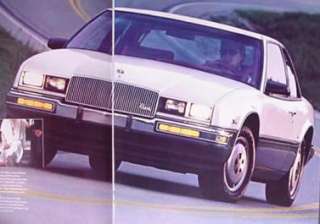 1986 Buick Riviera Prestige Brochure Xlnt  