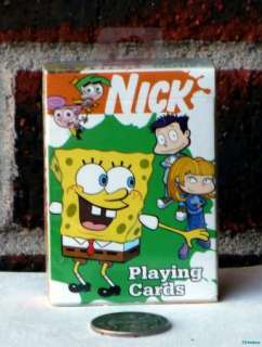 Nickelodeon Spongebob Angelica Cosmo Playing Cards MIP  