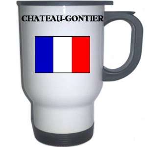  France   CHATEAU GONTIER White Stainless Steel Mug 