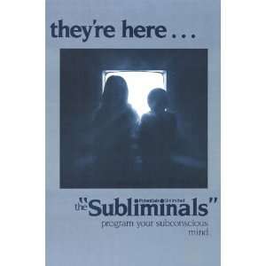  The Subliminals Movie Poster (27 x 40 Inches   69cm x 