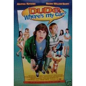  Dude, Wheres My Car? Double Sided Original Movie Poster 