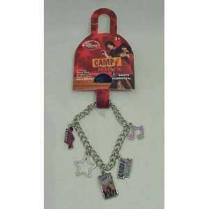  Disney Camp Rock Charm Bracelet with 5 Charms Everything 