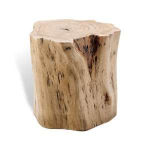  Buckley Forest Rustic Wood Stump Stool