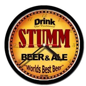  STUMM beer and ale cerveza wall clock 