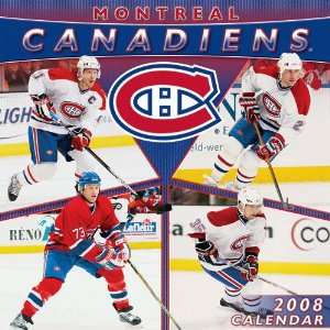 Montreal Canadiens 2008 Wall Calendar 