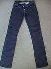 MENS LEE L1 STOVEPIPE STRETCH JEANS WITH BUTTON FLY SIZE 31