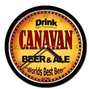  CANAVAN beer and ale cerveza wall clock 