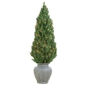  Artificial Spruce Pre Strung Potted Tree