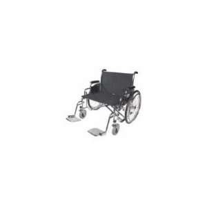   Wide Wheelchair with Various Arm Styles Arms