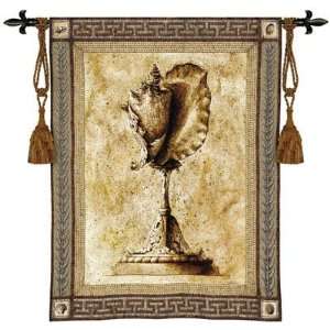 Ornamentum Strombus Gigas Conch Shell Tapestry Wall Hanging  