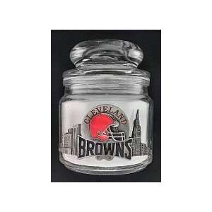  Cleveland Browns Glass Candle *SALE*