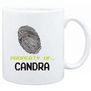  Mug White  Property of _ Candra   Fingerprint  Female 