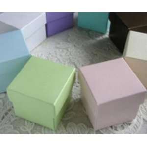  Colored Square Favor Boxes