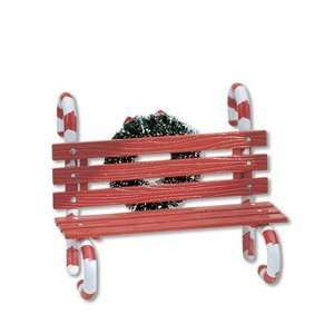  Dept. 56 North Pole Accesory Candy Cane Bench
