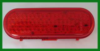 Maxxima Red 6 Oval SST Stop Turn Tail Light 60 Led  