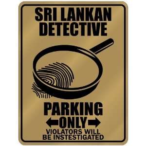  New  Sri Lankan Detective   Parking Only  Sri Lanka 
