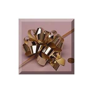    50ea   4 Metallic Gold Pull String Bow