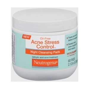  Neutrogena Oil Free Acne Stress Control Night Pads   60 Ea 