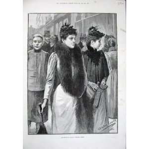    1891 Afternoon Regent Street London Ladies Fashion
