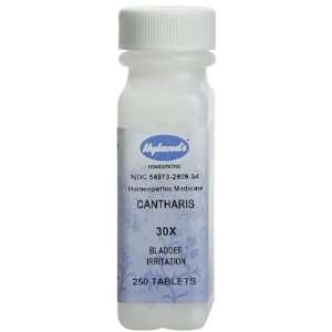 Hylands Cantharis Bladder Irritation 30X Tabs, 250 ct (Quantity of 4)