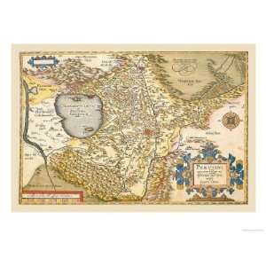   Giclee Poster Print by Abraham Ortelius, 24x32