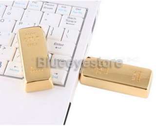Gold bar usb flash memory 2GB PenDrive can diy the type  
