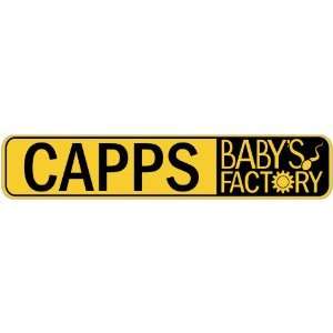   CAPPS BABY FACTORY  STREET SIGN