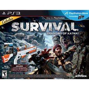 Cabelas Survival Shadows of Katmai w/GUN bundle PS3 *NEW 
