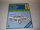 General Motors X Cars Automotive Repair Manual   1980 t