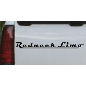   Redneck Limo Off Road Car Window Wall Laptop Decal Sticker Automotive