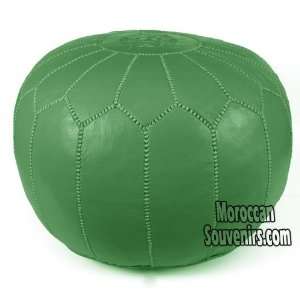  Moroccan Pouf, Pouffe, Ottoman, Poof, Color  Olive Green 