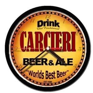  CARCIERI beer and ale cerveza wall clock 