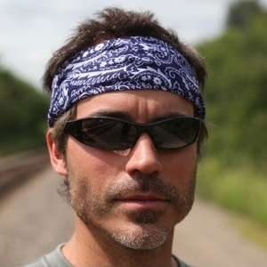 Chill Its High Performance Bandana with Insect Shield in Navy Western