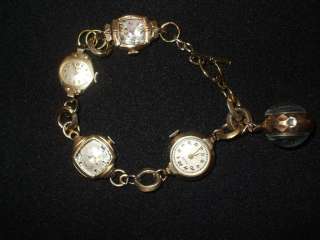   Design Hand Made Artisan Steampunk Watch Charm Bracelet Wow  
