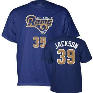 Steven Jackson Reebok Name and Number St. Louis Rams T Shirt  
