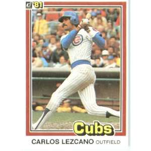  1981 Donruss # 521 Carlos Lezcano Chicago Cubs Baseball 