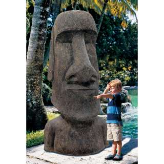 Tropical Exotic Easter Island Monolith Home Garden Statue Sculpture 