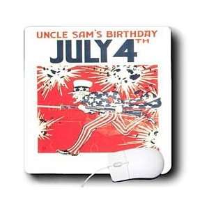   july, uncle sam, usa, fireworks, carnivals   Mouse Pads Electronics