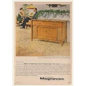 1961 Magnavox Concert Master Stereophonic Hi Fi Print Ad (Memorabilia 