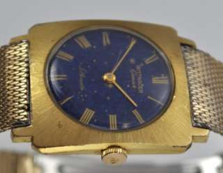   Wittnauer Geneve Silhouette Starry Sky Dial Mens Watch Gold Toned