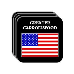  US Flag   Greater Carrollwood, Florida (FL) Set of 4 Mini 