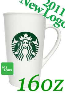 star234 16oz starbucks SIREN MERMAID logo ceramic cup mug NEW  