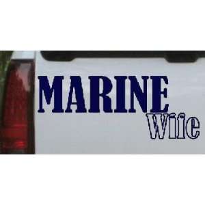  Navy 28in X 10.7in    Marine Wife Military Car Window Wall 