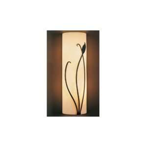   Stem 2 Light Wall Sconce in Bronze with Acrylic Faux Alabaster glass